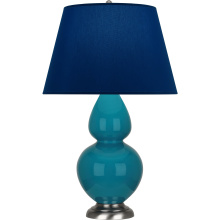 Robert Abbey 1753N - Peacock Double Gourd Table Lamp