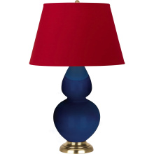 Robert Abbey CT20R - Cobalt Double Gourd Table Lamp