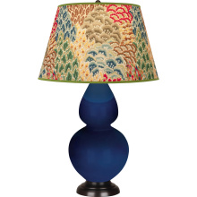 Robert Abbey CT21F - Cobalt Double Gourd Table Lamp