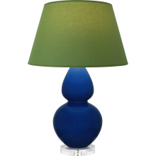 Robert Abbey CT23G - Cobalt Double Gourd Table Lamp