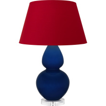 Robert Abbey CT23R - Cobalt Double Gourd Table Lamp