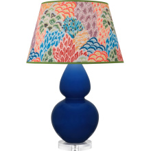 Robert Abbey CT23S - Cobalt Double Gourd Table Lamp