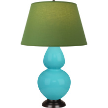 Robert Abbey EB21G - Egg Blue Double Gourd Table Lamp