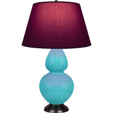 Robert Abbey EB21P - Egg Blue Double Gourd Table Lamp