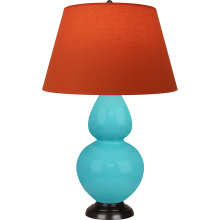 Robert Abbey EB21T - Egg Blue Double Gourd Table Lamp
