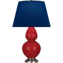 Robert Abbey RR22N - Ruby Red Double Gourd Table Lamp
