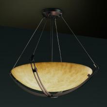  CLD-9727-35-DBRZ-LED6-6000 - 48" LED Pendant Bowl w/ Crossbar