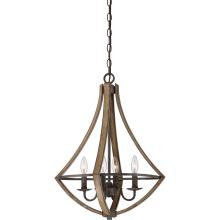 Quoizel SHR2818RK - Shire Chandelier - Rustic Black