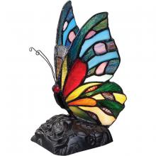  TFX1518T - Rainbow Butterfly Table Lamp