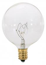  S3727 - 25 Watt G16 1/2 Incandescent; Clear; 1500 Average rated hours; 232 Lumens; Candelabra base; 120