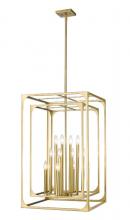 Z-Lite 3038-12RB - Easton 12 Light Chandelier - Rubbed Brass