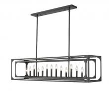 Z-Lite 3038-13L-MB - Easton 13 Light Island - Matte Black