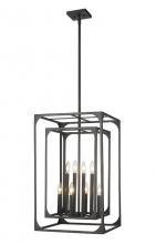 Z-Lite 3038-8MB - Easton 8 Light Chandelier - Matte Black