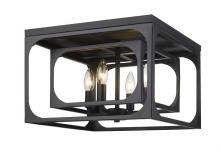 Z-Lite 3038F-MB - Easton 4 Light Flush Mount - Matte Black