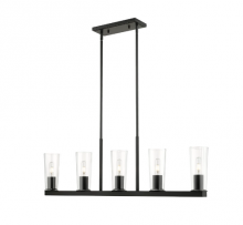 Z-Lite 826-5L-MB - 5 Light Linear Chandelier