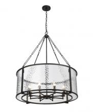 Z-Lite 346P32-MB - Barrington 8 Light Pendant - Matte Black