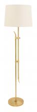 W400-AB - Windsor Floor Lamp - Antique Brass