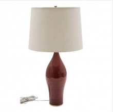 House of Troy GS170-IR - Scatchard Stoneware Table Lamp - Iron Red