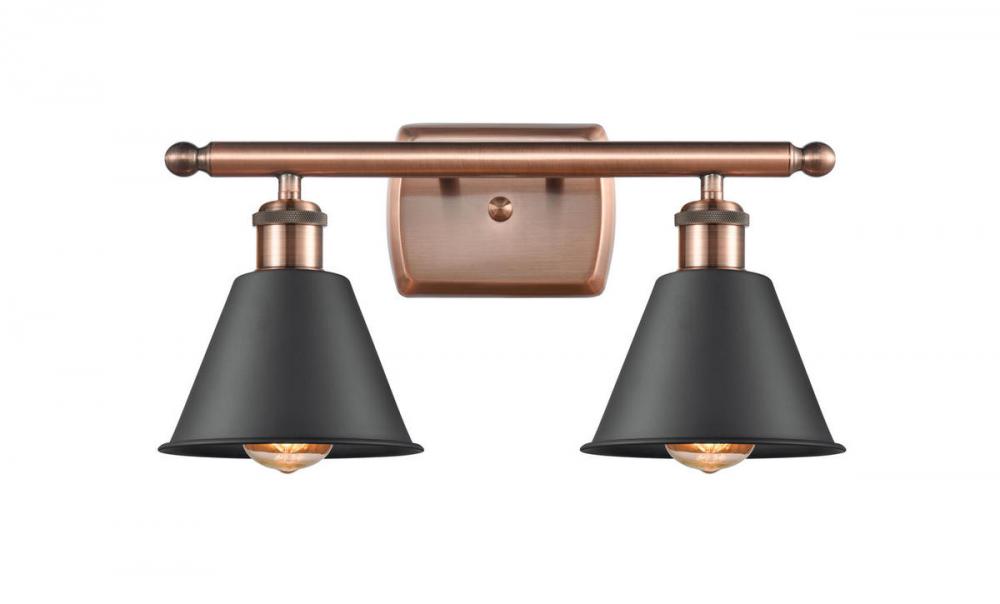 Antique copper discount vanity light