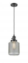  201CSW-OB-G262 - Stanton - 1 Light - 6 inch - Oil Rubbed Bronze - Cord hung - Mini Pendant