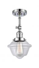 Innovations Lighting 201F-PC-G532-LED - Oxford - 1 Light - 7 inch - Polished Chrome - Adjustable Semi-Flush Mount