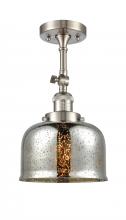 Innovations Lighting 201F-SN-G78 - Bell - 1 Light - 8 inch - Brushed Satin Nickel - Adjustable Semi-Flush Mount