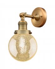Innovations Lighting 203-BB-G208-6 - Beacon - 1 Light - 6 inch - Brushed Brass - Adjustable Sconce