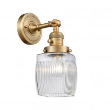 Innovations Lighting 203SW-BB-G302-LED - Colton - 1 Light - 6 inch - Brushed Brass - Adjustable Sconce