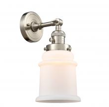 Innovations Lighting 203SW-SN-G181-LED - Canton - 1 Light - 7 inch - Brushed Satin Nickel - Adjustable Sconce