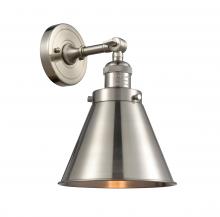 Innovations Lighting 203SW-SN-M13-SN-LED - Appalachian - 1 Light - 8 inch - Brushed Satin Nickel - Adjustable Sconce