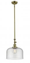 Innovations Lighting 206-AB-G74-L - Bell - 1 Light - 12 inch - Antique Brass - Stem Hung - Adjustable Mini Pendant