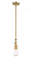 Innovations Lighting 206-SG - Bare Bulb - 1 Light - 3 inch - Satin Gold - Stem Hung - Adjustable Mini Pendant
