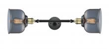 Innovations Lighting 208L-BAB-G73-LED - Bell - 2 Light - 8 inch - Black Antique Brass - Adjustable Bath Vanity Light