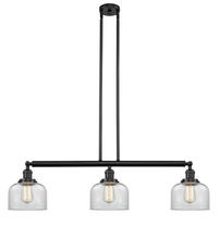  213-OB-G72 - Bell - 3 Light - 41 inch - Oil Rubbed Bronze - Stem Hung - Island Light