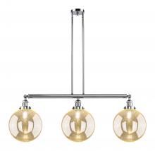Innovations Lighting 213-PC-G208-10 - Beacon - 3 Light - 42 inch - Polished Chrome - Stem Hung - Adjustable Island Light