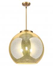 Innovations Lighting 221-3S-BB-G128-18 - Athens - 3 Light - 18 inch - Brushed Brass - Cord hung - Pendant