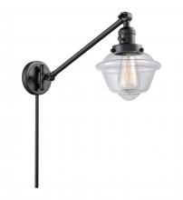 Innovations Lighting 237-BK-G532-LED - Oxford - 1 Light - 8 inch - Matte Black -Adjustable Swing Arm