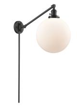 Innovations Lighting 237-OB-G201-12 - Beacon - 1 Light - 12 inch - Oil Rubbed Bronze -Adjustable Swing Arm