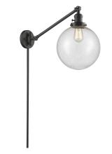 Innovations Lighting 237-OB-G204-10 - Beacon - 1 Light - 10 inch - Oil Rubbed Bronze -Adjustable Swing Arm