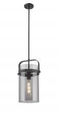  413-1SM-BK-G413-1S-8SM - Pilaster - 1 Light - 8 inch - Matte Black - Pendant