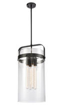  413-4S-BK-12CL - Pilaster - 4 Light - 13 inch - Matte Black - Cord hung - Pendant