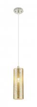 Innovations Lighting 434-1P-PN-G434-12ME - Crown Point - 1 Light - 5 inch - Polished Nickel - Pendant