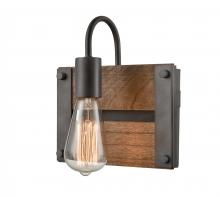 Innovations Lighting 435-1W-AG - Austin Sconce - Aged Gun Metal