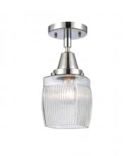  447-1C-PC-G302 - Colton - 1 Light - 6 inch - Polished Chrome - Flush Mount