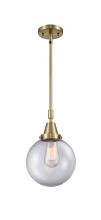  447-1S-AB-G202-8 - Beacon - 1 Light - 8 inch - Antique Brass - Mini Pendant