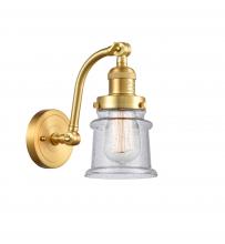  515-1W-SG-G184S - Canton - 1 Light - 7 inch - Satin Gold - Sconce