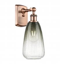Innovations Lighting 516-1W-AC-G480-6SL - Brookhaven Almond - 1 Light - 6 inch - Antique Copper - Sconce