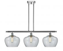  516-3I-PC-G92-L-LED - Fenton - 3 Light - 38 inch - Polished Chrome - Cord hung - Island Light