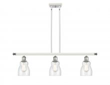 Innovations Lighting 516-3I-WPC-G394 - Ellery - 3 Light - 36 inch - White Polished Chrome - Cord hung - Island Light