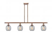 Innovations Lighting 516-4I-AC-G104-LED - Belfast - 4 Light - 48 inch - Antique Copper - Cord hung - Island Light